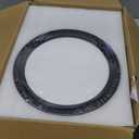 BYKISTOK 52" Flush Mount Ceiling Fan with Lights and Remote - Black Modern Ceiling Fan, Reversible and 5 Dual-Sided Blades, Low Profile Fan Light for Indoor Bedroom, Covered Patios