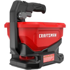 Craftsman V20 Four Season Seed Spreader Handheld, 1.2 Gal, 6 Speed, Fertilizer Spreader, Salt, Ice Melt, Covers up to 5,000 sqf per Tub, Tool Only (CMCOE300B)