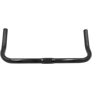 SENQI Bike Handlebar Aluminium Alloy Horn Handlebar Lightweight Bicycle Handlebar Riser Bar for Road MTB Fixed Gear Bikes Universal Fits 22.2mm(425mm Length Black)