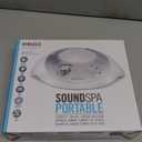 Homedics SoundSleep White Noise Machine, Silver, Small Travel Size with 6 Relaxing Nature Sounds, Portable Therapy for Home, Office, Nursery, Auto-Off Timer