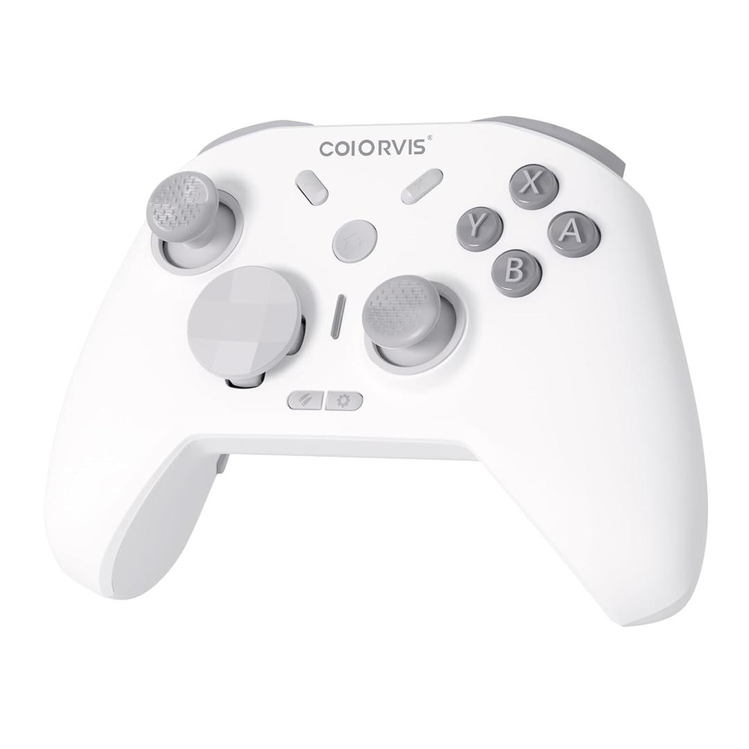 COIORVIS Controller for Switch 2/ Switch/PC-One Key Wake-up, Hall Joystick, Mechanical Buttons, 6 Axis Gyro, Bluetooth Switch Controller with HD Vibration & Swappable D-Pad