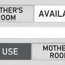 2 x In Use Available Privacy,Vacant Occupied Slider Door Indicator for Mother's Room,In Use Stainless Steel Privacy Sliding Door for Office, Do Not Disturb for Wellness Room, Office,Business-7"x1.5"