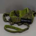 SlowTon No Pull Dog Harness - Heavy Duty Dog Harness and Leash Set for Medium Large Dogs, Reflective Tactical Harness with Soft Padded and Front Clip for Easy Walk and Training (GR, L)