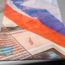 BELECO 8x6ft Fabric Puerto Rico Backdrop National Flag Above The San Juan Street Background Puerto Rico Party Decorations Patriotic Banner Photoshoot Booth Studio Props