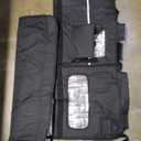 26'' XL Collapsible Heated Cat House - Metal Frame, 100% Insulated Waterproof Outdoor Stray Cat Shelter with Heating Pad & Escape Door, Adjustable Heat & Timer, Warm Shelter for Cats, Black