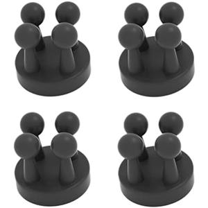 6 Pack Silicone Toothbrush Holder Multi-Function Hook Waterproof self Adhesive Single Toothbrush Hook Plug Holder for Wall for Hanging Bathroom Kitchen Living Room Office