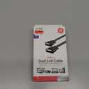 GE Home Electrical GE DVI-D Dual Link Cable, 10 Foot Cable, Video, 1600 X 1200 and Higher, for PC, Digital Monitor or HDTV, Black, 34508