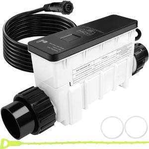 520555 Salt Water Pool Chlorinator System Compatible with Pentair IC40 Salt Chlorine Generator. Salt Chlorine Generator Systems up to 40000 gallons Swimming Pools EC-520555