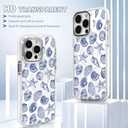 DAIZAG Case for iPhone 13 Pro, [Compatible with MagSafe],Cute Blue Seashell Phone Case for Women Girls Magnetic Clear Cover Case for iPhone 13 Pro