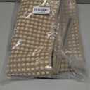 Kitchen Rugs Non Slip Washable, Rubber Backing Soft Chenille Braided Kitchen Mats for Floor, Super Absorbent Kitchen Runner Rug Standing Mat Sink Mat, Easy to Clean, Brown 17"x47"