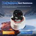ECCPP AC Blower Motor Fit for BMW 528i 528i xDrive 535d 535d 535i GT 550i 640i 650i 740i 750i 760Li 550i GT xDrive 2010-2017 Heater HVAC w/Fan Cage Blower Motor Assembly Replacement 700294 64119242607