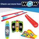 Wow Sports Cascade Inflatable Pool Slide - Blow Up Waterslide - Built-in Water Sprinkler - for Kids & Adults