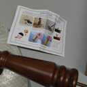 Maricome 8 Inch Furniture Legs Set of 4 Pre-drilled M8 Bolt Wood Replacement Sofa Legs for Cabinet Couch Chair Mid Century Screw in