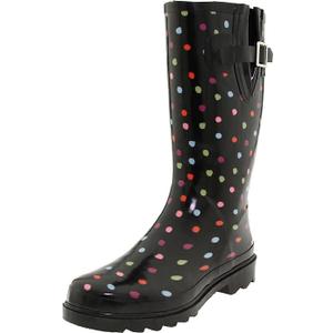 Western Chief Women's Dot Tide Knee-High Boot, Size 9