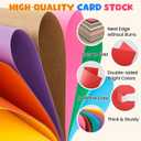 180 Sheets Heavy Colored Cardstock 8.5" X 11"，60 Assorted Colors Construction Paper，180GSM/65LB Card Stock Bulk，Cardstock Printer Paper for Printing, DIY Craft, Card Making, Party Dec
