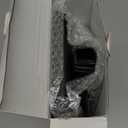 deweisn Tabletop Mount Trifold Lighted Vanity Mirror with 21 LED Lights, Touch Screen and 3X/2X/1X Magnification, Two Power Supply Mode Make up Mirror,Travel Mirror (Black)