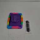 SEYMAC Case for Samsung Galaxy Tab A9+/ A9 Plus 11" (SM-X210/X216/X218), Heavy Duty Shockproof Protective Case with Screen Protector, Rotating Stand, Hand/Shoulder Strap, Purple