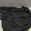 LookbookStore Women Casual Crewneck Mesh Panel 3/4 Bell Sleeve Loose Tunic Dress Size 2XL