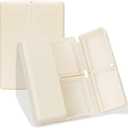 FYY Daily Pill Organizer, 7 Compartments Portable Pill Case Travel Pill Organizer,[Folding Design] Pill Box for Purse Pocket to Hold Vitamins,Cod Liver Oil,Supplements and Medication-White (Small (1 Piece))