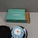 Ultrathin Upgraded Food Grade Silicone Travel Foldable Electric Kettle Boil Dry Protection Portable with Dual Voltage and Separable Power Cord,555ML 110-220V US Plug (Blue)