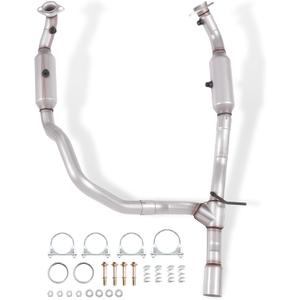 Rear Catalytic Converter Kit Compatible with E-350 Super Duty 2015-2019, E-450 Super Duty 2015-2019, 5.4L 6.2L 6.8L, OE: GC2Z5F250A 645152, 3062
