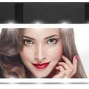 Led Sun Visor Vanity Mirror, Upgraded Large Car Mirrors with Lights, Dimmable Light up Vanity Makeup Mirror for Car,Rechargeable Universal Rear View Visor Mirrors