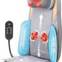 Shiatsu Neck and Back Massager with Heat, Full Back Kneading Back Massager for Pain Relief Deep Tissue, Massage Chair Pad with Adjustable Neck Massager, Portable Back Massager for Chair