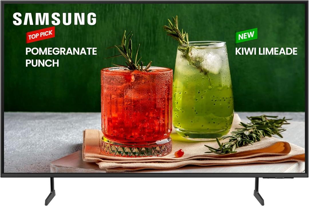 SAMSUNG 50-Inch Class Crystal UHD 4K Bed-H Series HDR Business Pro TV w/ 3-Sided Bezel-Less Slim Design, Use for Digital Signage Displays, Commercial TV, Alexa Built-in (LH50BEDHLG, 2024 Model)