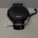 Mueller Heart 5 Waffle Maker, Waffle Iron, Adjustable Browning Control & Nonstick, Cool Touch Handle, Easy to Clean, Small Kitchen Appliances