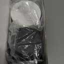 Electric Salt and Pepper Grinder Set, Rechargeable Automatic Pepper Mill Grinder with LED Light Gifts for Women, Adjustable Coarseness shakers, One-Hand Operation for Kitchen Essentials (Rechargeable-Upgrade Black/White 2PC)