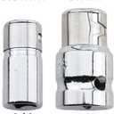 Bit Socket Adapter Set,5Pcs Square Hole to Hex Converter 1/4 to 6.3mm 3/8 to 8mm 3/8 to 10mm 1/2 to 8mm 1/2 to 10mm,Impact Coupler Adapter,Hex Power Bit,Holder for Impact Ratchet Wrench,Screwdriver