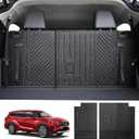 Cargo Mat Fit for 2020-2025 Toyota Highlander&Grand Highlander 3rd Row Backrest Mat TPE Trunk Liner All Weather Seats Back Protector for Highlander/Grand Highlander Accessories(Backrest Liner)