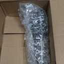 Steak Knives Set of 8, Sharp Triple Rivet Steak Knife Sets, High-Carbon Stainless Steel Serrated Blades, Ergonomic Handles Serrated Steak Knives, Dinner Knife for Kitchen Restaurant, Dishwasher Safe (Silver)