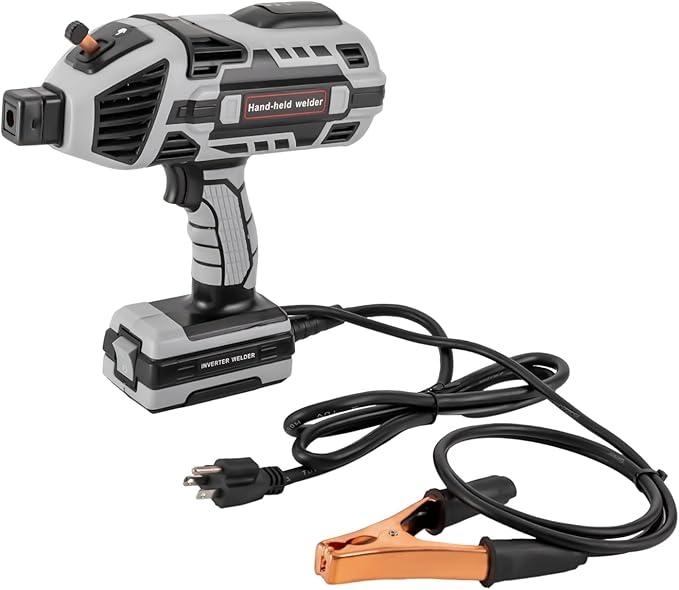 ARC Handheld Welder, 110V Handheld Welding Machine with IGBT Inverter 6 Variable Current Adjustment, Portable Electric Stick Welder Kit for 0.09Inch Welding Rods ARC Handheld Welder, 110V Handheld Welding Machine with IGBT Inverter 6 Variable Current Adjustment, Portable Electric Stick Welder Kit for 0.09Inch Welding Rods