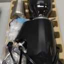 SHARDOR Professional 64mm Burr Coffee Grinder with 100 Grind Settings and All-Metal Chamber, Coffee Bean Grinder with Adjustable Electronic Timer and LED Display, Anti-Static,Black