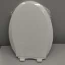 Toilet Seat, Elongated Toilet Seat with Toddler Seat Built in, Potty Training Toilet Seat Elongated Fits Both Adult and Child, with Slow Close and Magnets- Elongated (White)