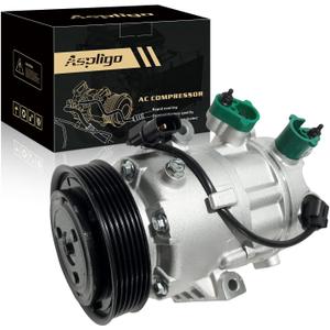 Air Conditioner AC Compressor Fits for Elantra 2014-2016 1.8L/2.0L,Elantra GT 2.0L 2014-2018, Forte 2014-2016 2.0L,for 2014, 2016 Forte 1.8L,CO 29193C,6513202,197383,198383, 97701F2800,97701A5800