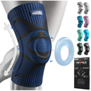 NEENCA Professional Knee Brace for Pain Relief, Medical Knee Compression Sleeve, Knee Support with Horizontal Knit Tech for Meniscus Tear, ACL, Arthritis, Joint Pain, Runner, Workout