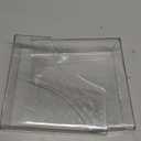 2 Pack Vertical File Holder Clear Acrylic Desk Organizer Storage Bins Holding Plastic Document Organizer Clear PET Magazine Holder Basics Vertical Magazine Rack for Home Office School