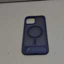 Temdan Magnetic Compatible with iPhone 13 Pro Max Case, [Built-in Invisible Kickstand][Compatible with MagSafe] [Military Grade Shockproof] Slim Translucent Matte Phone Case for iPhone 13 Pro Max 6.7" (Blue)