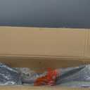 28" Metal Table Base with Suction Cups, Modern Desk Base for Marble, Glass, Wood Top,Furniture Legs for Home, Kitchen, DIY Desk, End Table, Coffee Table (Black, 28" H*25.3" W)