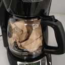 BLACK+DECKER 12-Cup Digital Coffee Maker, Programmable, Washable Basket Filter, Sneak-A-Cup, Auto Brew, Water Window, Keep Hot Plate, Black