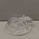 Remerry 3 Pcs Easter Candy Dish Glass Bunny Candy Bowls with Lid Cute Clear Rabbit Cookie Jars Decorative Desserts Storage Containers for Home Easter Spring Party Gift Table Decoration