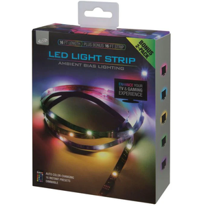 Ilive LED Light Strip Ambient Bias Lighting AUTO COLOR CHANGING 16 presets Ilive LED Light Strip Ambient Bias Lighting AUTO COLOR CHANGING 16 presets