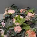 DearHouse 2Pack Artificial Peony Flower Garland  6ft/Strand Silk Peony Flower Greenery Garland with Fake Willow Leaves for Wedding Ceremony Backdrop Party Table Centerpieces Decor (Pink)