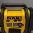 DEWALT Tire Inflator Portable Air Compressor 20V MAX, Car Air Pump with Automatic Shut Off, LED Light, Tool Only (DCC020IB)