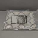 Smiry Rectangle Table Cloth, Waterproof Vinyl Tablecloth with Flannel Backing for Rectangle Tables, Wipeable Spillproof Plastic Tablecloths for Dining, Camping, Indoor and Outdoor (60"x84", White)