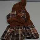Dog Sweater Puppy Clothes for Small Dogs Boy Girl Pet Hoodies for Dogs Cold Weather Doggie Coats Fall Doggy Sweatshirt for Chihuahua Yorkie Cat Outfits (Brown, Medium) (Medium (Chest 17in ))