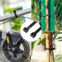 Zip Ties Heavy Duty 12 inchV-Shaped Toothed Double Sided With 200 LBS Tensile Strength Cable Ties Extra Large Wire Ties Adjustable Nylon Tie Wraps for Indoor Outdoor Patented Design80 Pack Black