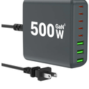 500W USB C Charger Block, 8-Port USB C Charging Station Fast Charging PD 120W PC Laptop Charger Adapter Compatible with MacBook Pro/ Air/ All iPad, DELL, iPhone 16/ 15/ 14/ 13/ Pro Max/ Galaxy